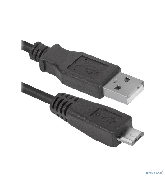 Кабель Defender USB08-06 USB 2.0 кабель для соед. USB 2.0 AM-MicroBM,1.8м, PolyBag