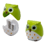 Точилка для карандашей ручная Silwerhof Owl Солнечная коллекция, 2 отверстия, пластик, ассорти, коробка, фото5