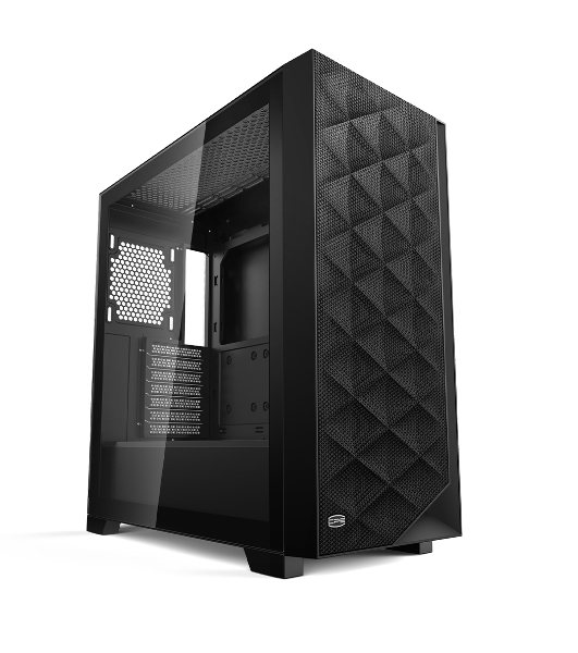 Компьютерный корпус без блока питания PCCooler C3D510 BK, Mesh Mid Tower, черный, TG, 0.7 SPCC, no fans E-ATX, ATX, mATX, mITX 170/390/205mm 2x2.5', 2x3.5', 7xPCI 2xUSB-A 3.0 455x220x491mm