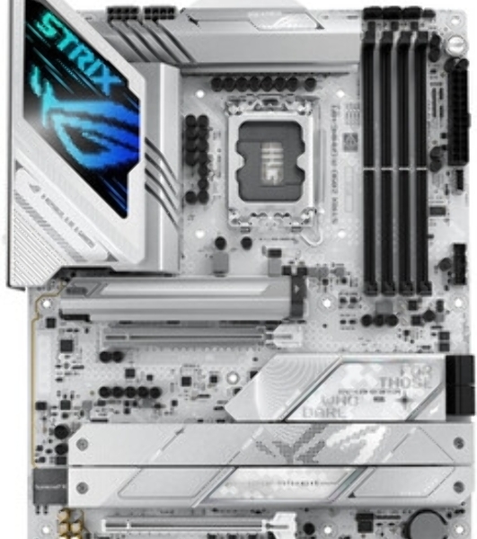 Материнская плата ASUS ROG STRIX Z890-A GAMING WIFI, LGA 1851, Intel Z890, 4xDDR5, 4xSATA, 5xM.2, 1xPCIe 4.0 x16, 1xPCIe 5.0 x16, 1xHDMI, 1xDP, 1x 2.5Gb LAN, 2xUSB-A 3.2 Gen 1, 5xUSB-A 3.2 Gen 2, 1xUSB-C 3.2 Gen 2, 2xThunderbolt 4, 2x3.5 мм, 7.1, ATX
