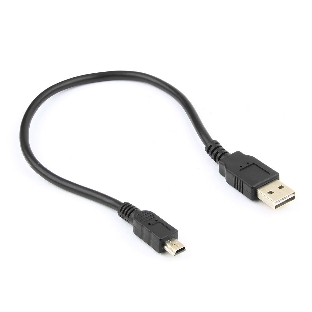 Кабель Gembird/Cablexpert USB 2.0, мультиразъем USB, AM/miniB 5P, 30см, пакет