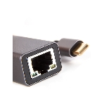 Кабель-переходник USB 3.1 Type-C -->RJ-45 1000Mbps Ethernet, Aluminum Shell, 0.15м VCOM DU320M, фото4