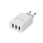 Сетевое зарядное устройство Rexant 3 x USB, 5V, 3 А + 1 А + 1 А, белый, фото 1