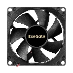 Вентилятор 12В DC ExeGate ExtraSilent ES08025H2P (80x80x25 мм, Hydraulic bearing (гидродинамический), 2pin, 1900RPM, 19dBA), фото3