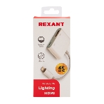 Переходник Rexant Lighting (Male) - HDMI (Female), фото2