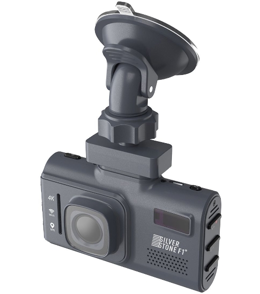 Видеорегистратор Silverstone F1 Hybrid UNO SPORT 4K Wi-Fi, 3840x2160, 3', GPS/ГЛОНАСС, Wi-Fi, G-сенсор, GPS-информатор