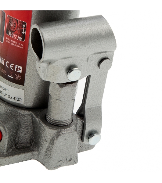 Домкрат Matrix гидравлический бутылочный 4 т h подъема 194–372мм в пласт. кейсе master