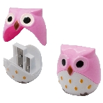 Точилка для карандашей ручная Silwerhof Owl Солнечная коллекция, 2 отверстия, пластик, ассорти, коробка, фото3
