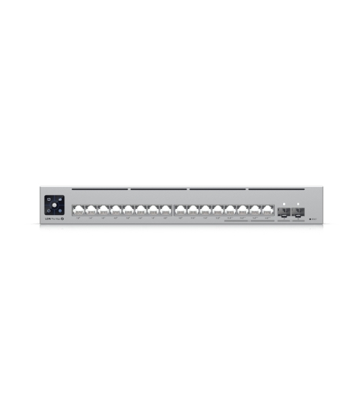 Коммутатор Ubiquiti UniFi Switch Pro Max 16 PoE PoE-коммутатор в стойку, 4х 2.5G RJ45, 12х 1G RJ45, 2х 10G SFP+, раздача 180 Вт
