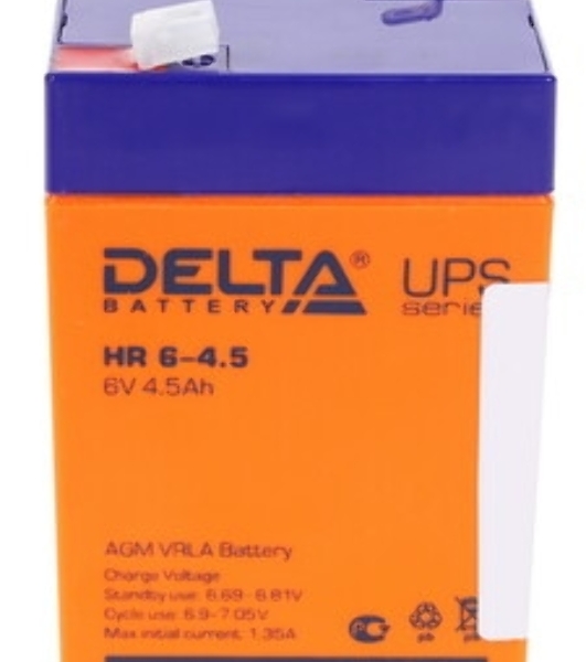 Батарея для ИБП Delta HR 6-4.5 (6V, 4.5Ah)