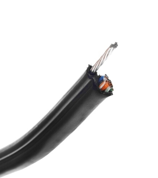 Кабель информационный Lanmaster TWT-5EUTP-OUT-TR кат.5е U/UTP не экранированный 4X2X24AWG PE внешний 305м черный
