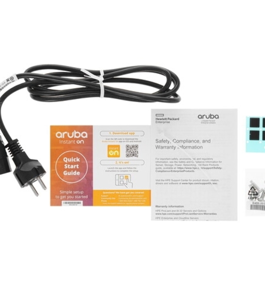 Коммутатор HPE Aruba Instant On 1830 48G 24p Class4 PoE 4SFP 370W, 24×1 Гбит/с PoE+ + 4×1 Гбит/с SFP, настраиваемый