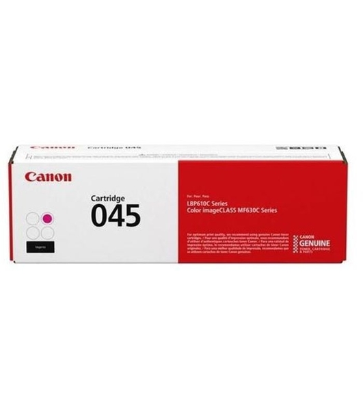 Картридж лазерный Canon 045M пурпурный, 1300 стр., для i-SENSYS MF631/633/635, LBP611