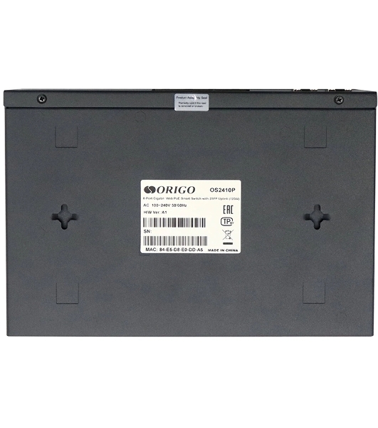Коммутатор Origo OS2410P/120W OS2410P/120W/A1A 8x1 Гбит/с 2SFP 8PoE 120W настраиваемый