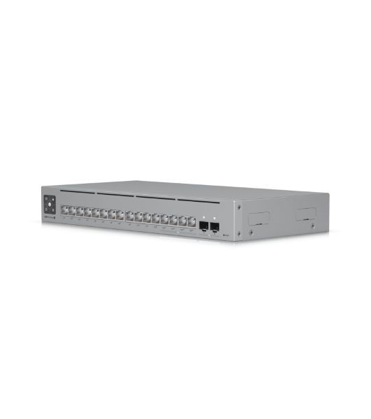 Коммутатор Ubiquiti UniFi Switch Pro Max 16 PoE PoE-коммутатор в стойку, 4х 2.5G RJ45, 12х 1G RJ45, 2х 10G SFP+, раздача 180 Вт