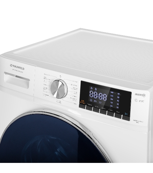 Стиральная машина Maunfeld MFWM148WH02 белый, загрузка фронтальная 8 кг, 1400 об/мин., класс: А+++