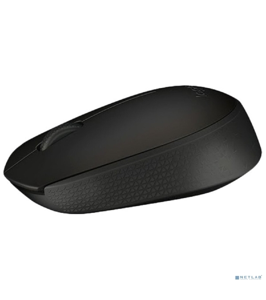 Мышь беспроводная Logitech B170 черный, 1000 dpi, радиоканал, USB, кнопки - 3