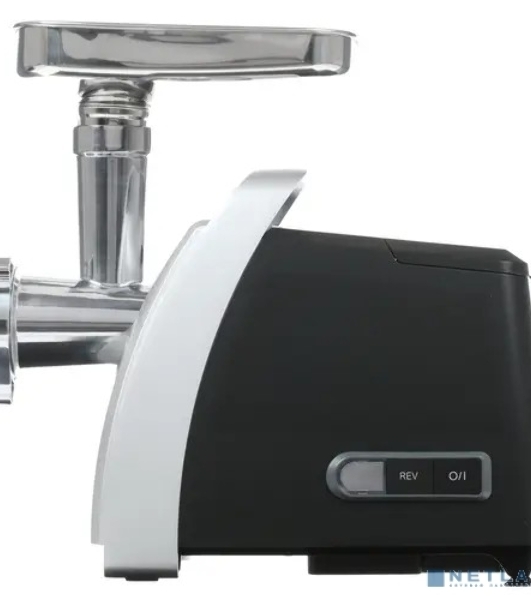 Мясорубка электрическая Bosch MFW68680 черный, 2200 Вт, 4.3 кг/мин, реверс, защита от перегрузки, насадки - 5