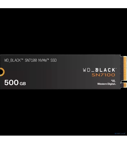 Накопитель SSD Western Digital черный SSD SN7100 M2.2280 PCIe 4.0 500Gb, 6800MBs/5000MBs, TbW 300, WDS500G4X0E, 1 year