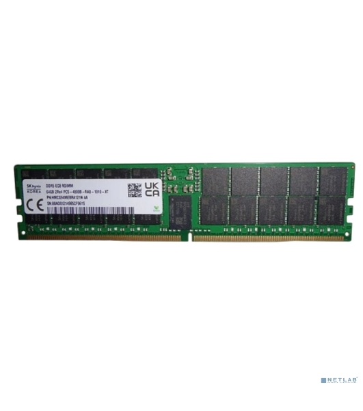 Оперативная память Hynix, DDR5, 64GB (1x64GB), 4800 MHz, CL40, RDIMM, OEM