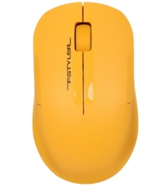 Мышь беспроводная A4Tech Fstyler FG15C Air2 желтый, 1200 dpi, радиоканал, USB, кнопки - 3