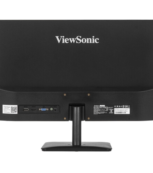 Монитор 23.8' ViewSonic VA2432-MHD-3 IPS 1920x1080, 75 Гц, 4 мс, 16:9, 250 кд/м², VGA, HDMI 1.4, DP 1.2, 3.5 Jack, динамики (2x2 Вт), черный