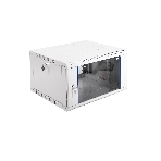 Шкаф телеком. настенный разборный 6U (600х650) дверь стекло, цвет черный (ШРН-Э-6.650-9005) (1 коробка), фото2
