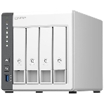 Сетевое хранилище SMB QNAP TS-433-4G NAS 4 HDD trays. ARM 4-core Cortex-A55 2.0GHz, ram 4 Gb (max), 1x1GbE, 1x2.5GbE, 2xUSB 2.0 port,1xUSB 3.2 Gen 1, фото 1