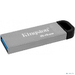 Флешка USB Kingston DataTraveler KYSON (DTKN/64GB), 64Gb, USB 3.2 Gen 1, R/W 200/60, серебристый/черный, фото15