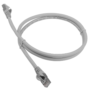 Патч-корд Lanmaster LSZH FTP кат.6A, 7.0 м, серый
