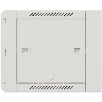 Шкаф коммутационный NTSS Премиум (NTSS-W9U6060GS-2) настенный 9U 600x600 мм пер. дв. стекл 60 кг серый IP20 сталь, фото3
