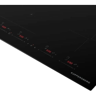 Варочная панель Kuppersberg ICI 616 60 см, индукция, High-Tech, inverter, прямой край, 9 уровней мощности, бустер, Stop and Go, Bridge zone, автоматическое отключение, таймер, индикатор остаточного тепла, сенсорное/слайдерное управление, черный