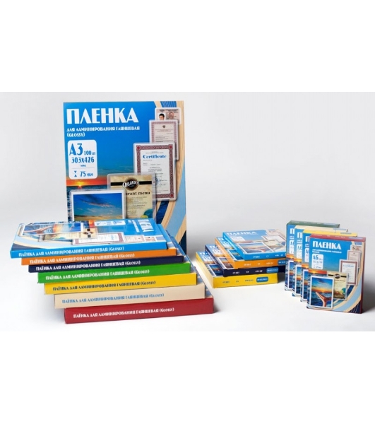 Пленка для ламинирования Office Kit 80мкм A6 (100 шт) глянцевая PLP111*154/80