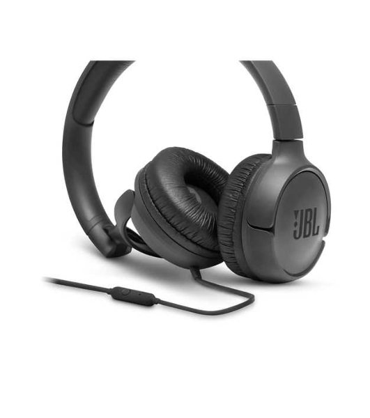 Проводные наушники JBL Tune 500 черный, накладные, Jack 3.5 мм, складная конструкция