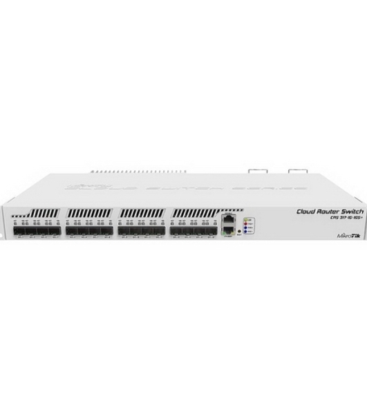 Коммутатор MikroTik CRS317-1G-16S+RM 16х SFP+, 1х 1G RJ45, SwOS или RouterOS