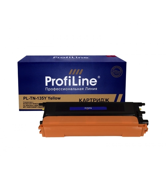 Картридж ProfiLine PL-TN-135Y для принтеров Brother HL-4040CN/4050CDN/DCP-9040CN/MFC-9440CN 4000 копий Yellow