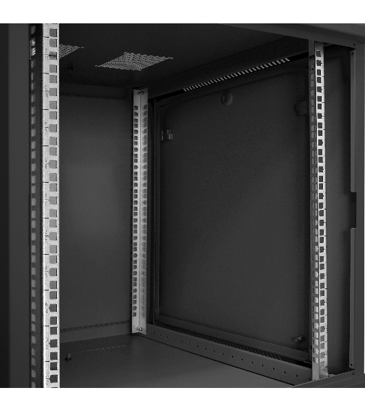 Шкаф телекоммуникационный 19' настенный 12U ExeGate EC-WM-12U.600.G.BLACK (19', 12U, 600x600x635 мм (ШхГхВ), передняя дверь закаленное стекло, съемные боковые панели, пыле- и влагозащита IP23, черный RAL 9004)