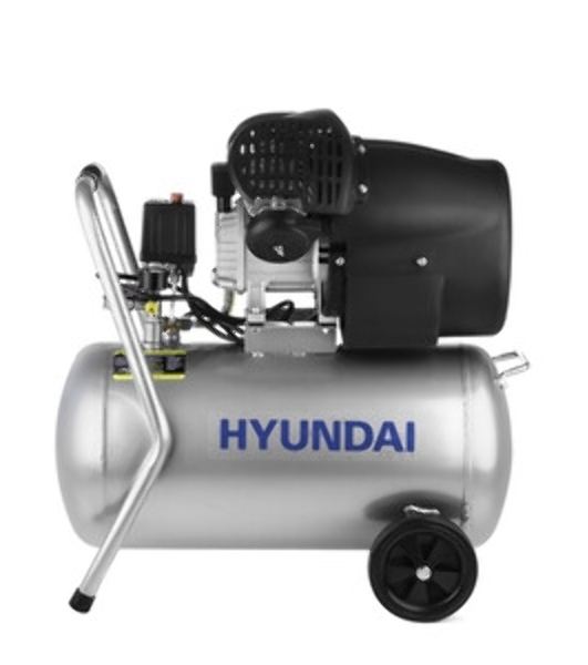 Компрессор поршневой Hyundai HYC 40250LMS масляный 400л/мин 50л 2200Вт серебристый/черный