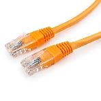 Патч-корд UTP Cablexpert cat.5e, 2м, литой, многожильный, оранжевый, фото2