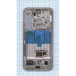 Дисплея для Samsung Galaxy S22 SM-S901B в сборе с тачскрином ServicePack, фиолетовый (GH82-27520F)