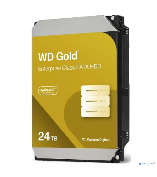 Жесткий диск Western Digital 3.5'; 24Tb WD241KRYZ Gold SATA3, 512Mb, 7200 rpm