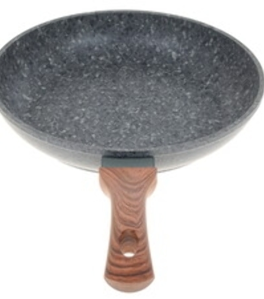 Вок LR01-57-24 WOK Lara GRANIT серия PALERMO ков алюм 24х7 см, ИНДУКЦИЯ, крышка, толщина 3,3 мм