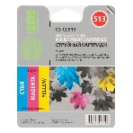 Картридж струйный Cactus CS-CL513 трехцветный (12 мл) для Canon Pixma MP240/MP250, фото2