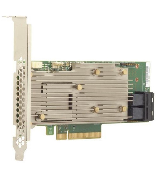 Контроллер MegaRAID 9460-8I SGL (05-50011-02), PCIe 3.1 x8 LP, SAS/SATA/NVMe, RAID 0,1,5,6,10,50,60, 8port(2 * int SFF8643), 2Gb Cache, 3508ROC