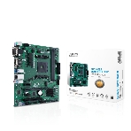 Материнская плата ASUS Pro A520M-C II/CSM, AM4, AMD A520, 2xDDR4, 4xSATA, 1xM.2, 1xPCI-E 3.0 x16, 2xPCI-E x1, 1xDVI-D, 1xDP, 1xHDMI, 1xVGA, 1x 1Gb LAN, 2xUSB-A 2.0, 4xUSB-A 3.2 Gen 1, 3x3.5 мм, Micro-ATX, фото 1