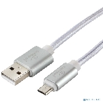 Кабель USB2.0 Cablexpert CC-U-mUSB02S-1.8M, AM/microB, серия Ultra, длина 1.8м, серебристый, блистер, фото3