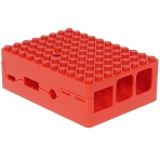 Корпус RA183 red для микрокомпьютера Raspberry Pi 3 ACD Red ABS Plastic Building Block case for Raspberry Pi 3, фото6