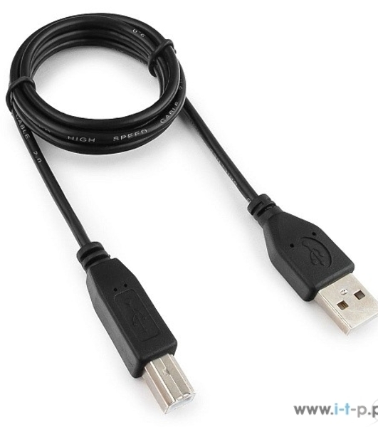 Кабель Гарнизон USB 2.0, AM/BM, 1м, пакет (GCC-USB2-AMBM-1M)