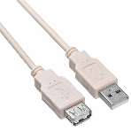Кабель-удлинитель USB2.0 Buro USB2.0-AM-AF-1.8M-MG A(m)/A(f) (1.8м) феррит.кольца, фото2