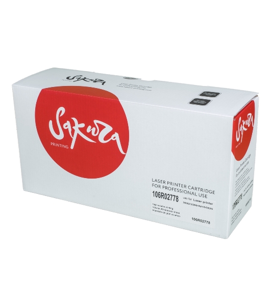 Картридж лазерный Sakura 106R02778 для Xerox Phaser 3052/3260/WC3215/3225, черный, 3000 к.